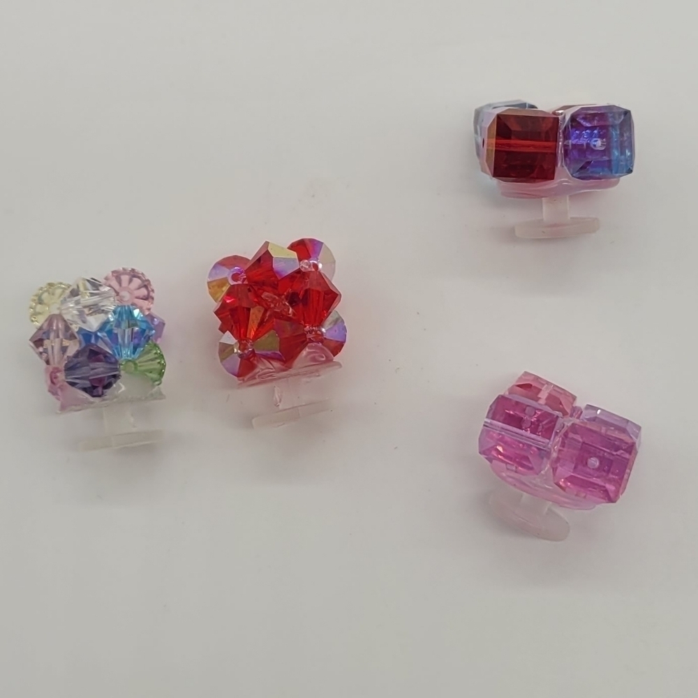 Crocs Jibbitz Charms 4pcs Swarovski Crystals​​​ - Picture 4 of 4